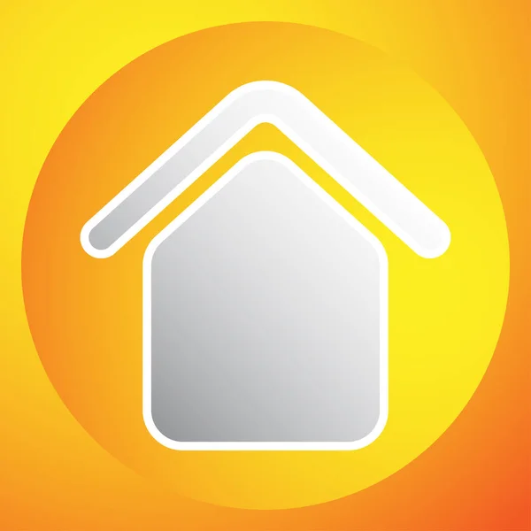 Rumah Apartemen Ikon Kabin Simbol Dan Logo - Stok Vektor