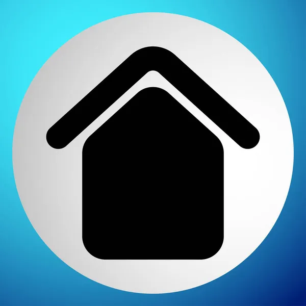 House Aparment Cabin Icon Symbol Logo — Stock Vector