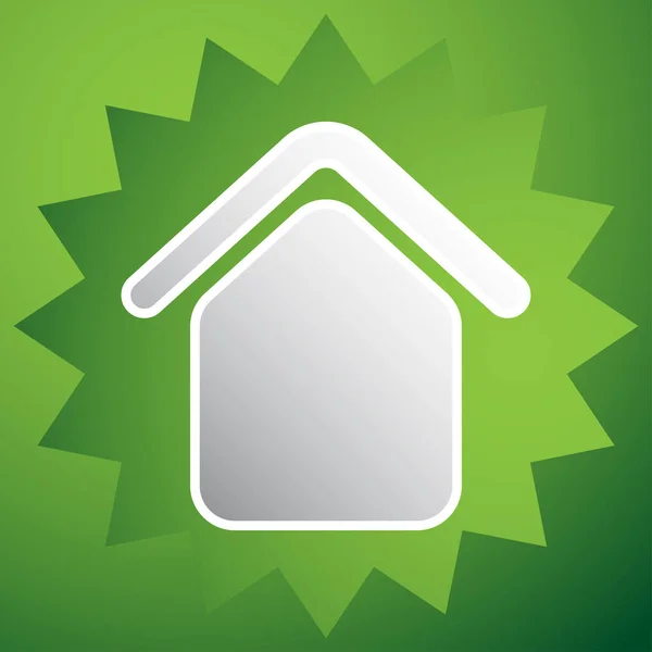 Casa Apartamento Icono Cabina Símbolo Logotipo — Vector de stock