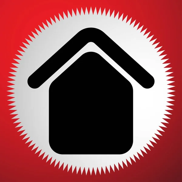 Haus Appartement Kabinensymbol Symbol Und Logo — Stockvektor