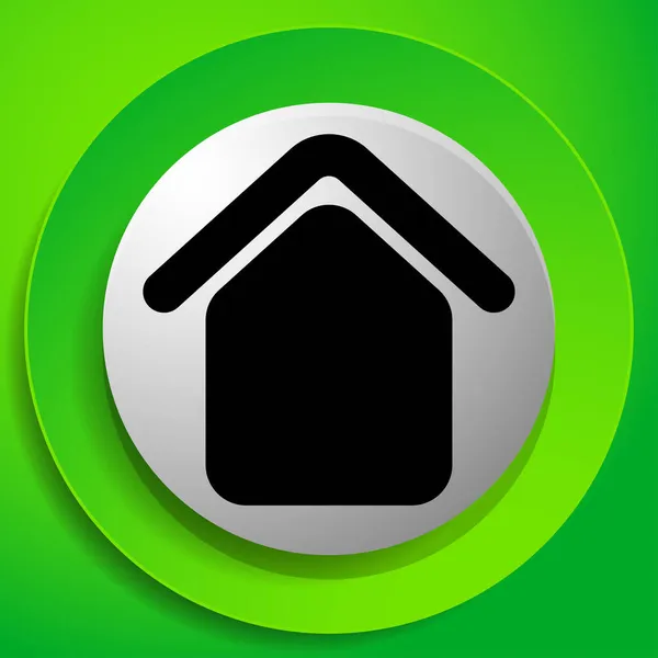 Casa Aparamento Ícone Cabine Símbolo Logotipo —  Vetores de Stock