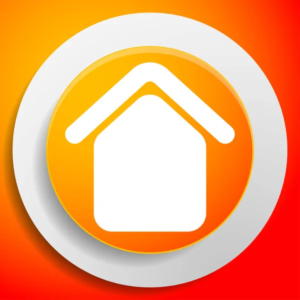 Huis Appartement Icoon Symbool Logo — Stockvector