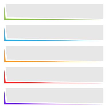 Metin iletiniz için Web düğmesi, afiş, plak, çubuk tasarım ögesi