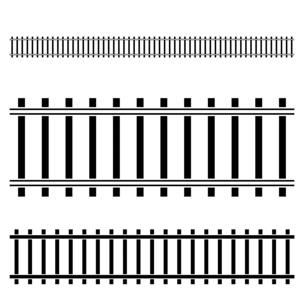 Spoorweg Trein Spoor Tram Silhouet Illustratie Stock Vector Illustratie Clip — Stockvector