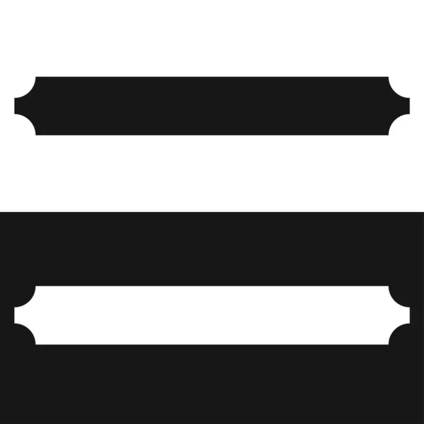Webknop Banner Plaquette Bar Design Element Voor Sms — Stockvector