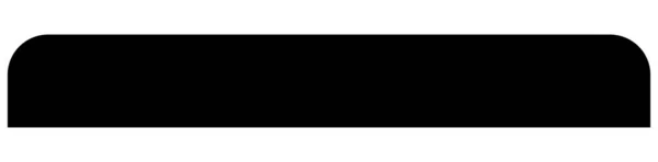 Web Кнопка Печати Баннер Табличка Прямоугольник Элемент Дизайна Горизонтальной Полосы — стоковый вектор