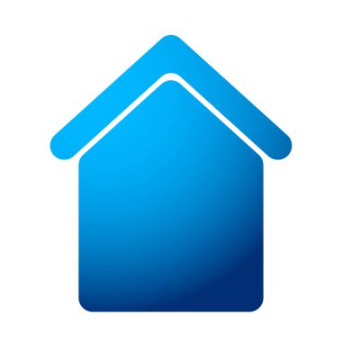 Ev, daire, kulübe simgesi, sembol ve logo - hisse senedi vektör illüstrasyonu, klip- sanat grafikleri