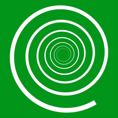 Sarmal, girdap, dönme elementi. Bine, filizsel şekiller. Kıvrımlı, kıvrımlı ve kıvrımlı çizgiler - stok vektör illüstrasyonu, klip- sanat grafikleri