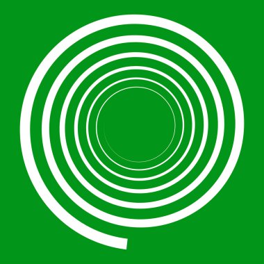 Sarmal, girdap, dönme elementi. Bine, filizsel şekiller. Kıvrımlı, kıvrımlı ve kıvrımlı çizgiler - stok vektör illüstrasyonu, klip- sanat grafikleri