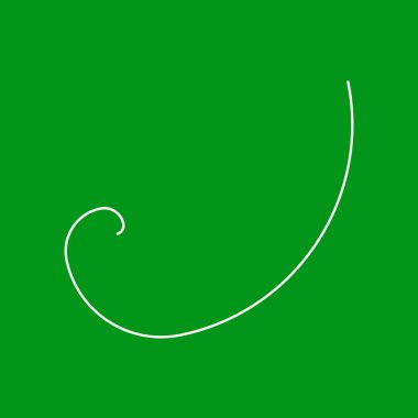 Sarmal, girdap, dönme elementi. Bine, filizsel şekiller. Kıvrımlı, kıvrımlı ve kıvrımlı çizgiler - stok vektör illüstrasyonu, klip- sanat grafikleri