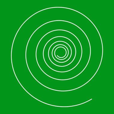 Sarmal, girdap, dönme elementi. Bine, filizsel şekiller. Kıvrımlı, kıvrımlı ve kıvrımlı çizgiler - stok vektör illüstrasyonu, klip- sanat grafikleri