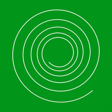 Sarmal, girdap, dönme elementi. Bine, filizsel şekiller. Kıvrımlı, kıvrımlı ve kıvrımlı çizgiler - stok vektör illüstrasyonu, klip- sanat grafikleri