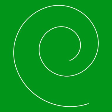 Sarmal, girdap, dönme elementi. Bine, filizsel şekiller. Kıvrımlı, kıvrımlı ve kıvrımlı çizgiler - stok vektör illüstrasyonu, klip- sanat grafikleri