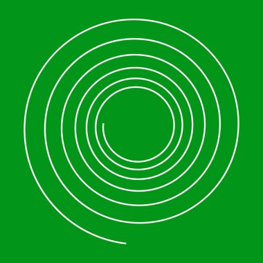 Sarmal, girdap, dönme elementi. Bine, filizsel şekiller. Kıvrımlı, kıvrımlı ve kıvrımlı çizgiler - stok vektör illüstrasyonu, klip- sanat grafikleri