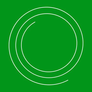 Sarmal, girdap, dönme elementi. Bine, filizsel şekiller. Kıvrımlı, kıvrımlı ve kıvrımlı çizgiler - stok vektör illüstrasyonu, klip- sanat grafikleri