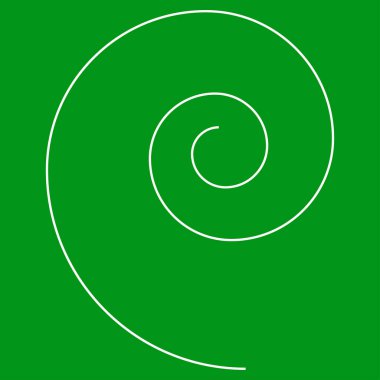 Sarmal, girdap, dönme elementi. Bine, filizsel şekiller. Kıvrımlı, kıvrımlı ve kıvrımlı çizgiler - stok vektör illüstrasyonu, klip- sanat grafikleri