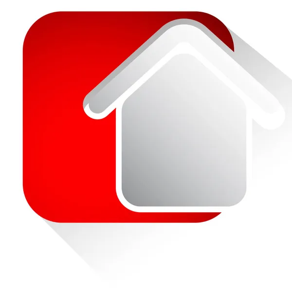 Haus Wohnung Kabinensymbol Symbol Und Logo Aktienvektorillustration Clip Art Grafiken — Stockvektor