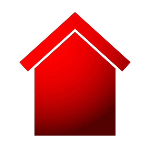 Haus Wohnung Kabinensymbol Symbol Und Logo Aktienvektorillustration Clip Art Grafiken — Stockvektor