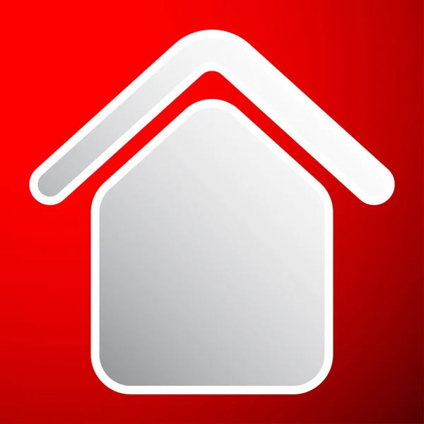 Huis Aparment Cabine Pictogram Symbool Logo Stock Vector Illustratie Clip — Stockvector