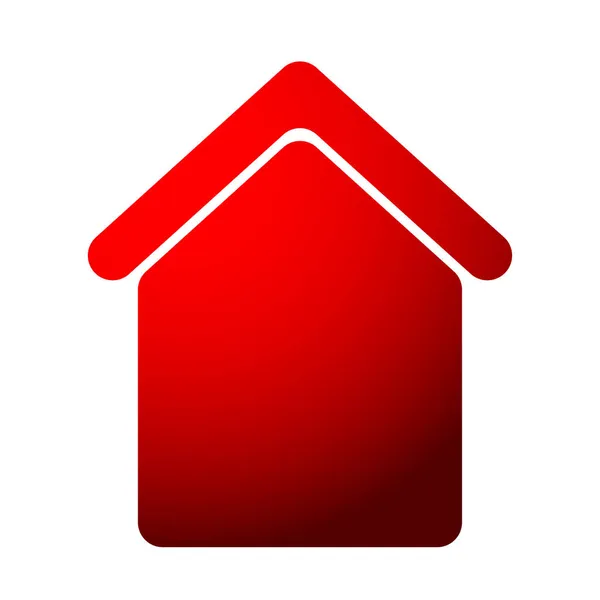 Huis Aparment Cabine Pictogram Symbool Logo Stock Vector Illustratie Clip — Stockvector
