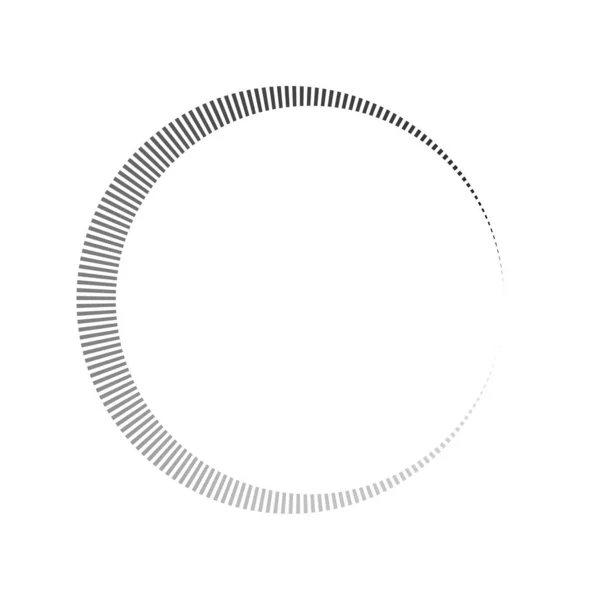 Progrès Étapes Indicateurs Phases Chargeur Forme Tampon Cercle Icône Chargement — Image vectorielle