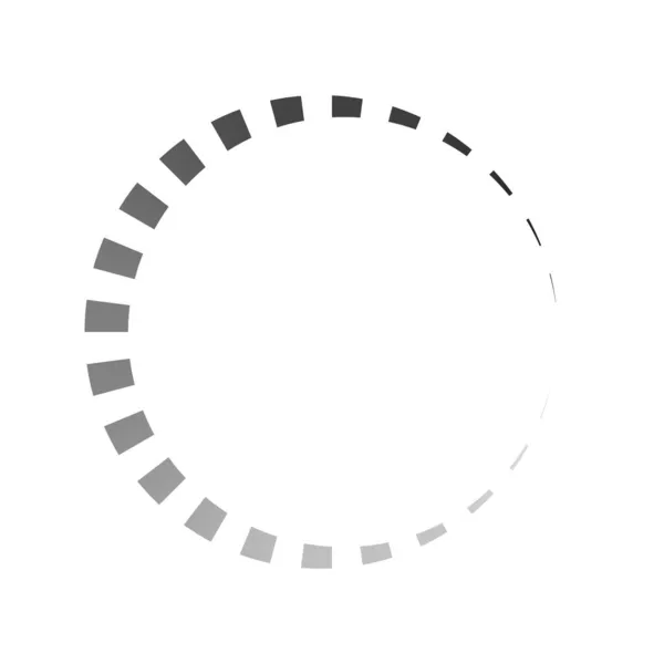 Vooruitgang Stappen Fasen Indicator Voorlader Buffervorm Cirkel Cirkelvormig Laad Icoon — Stockvector