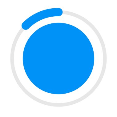 İlerleme, adımlar, aşamalar, aşama göstergesi dairesel grafikler