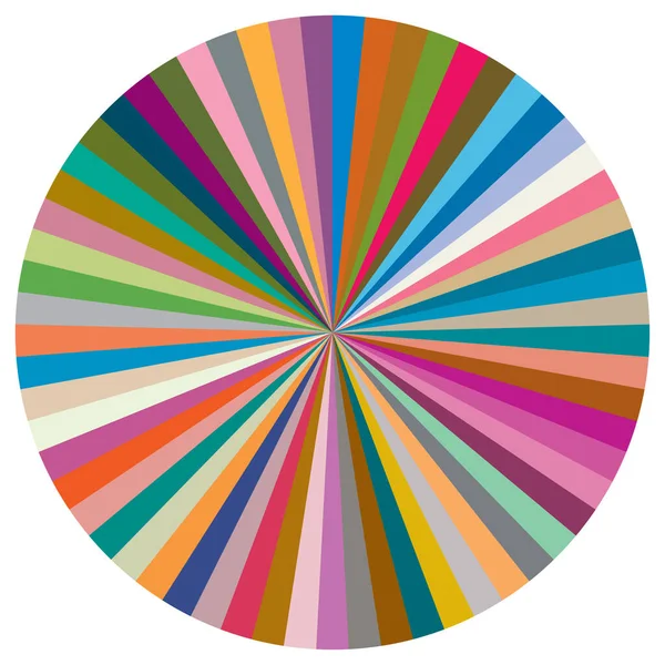 Gráfico Pastel Gráfico Pastel Circular Diagrama Círculo Serie Con Segmentos — Archivo Imágenes Vectoriales