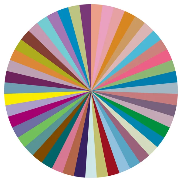 Gráfico Pastel Gráfico Pastel Circular Diagrama Círculo Serie Con Segmentos — Archivo Imágenes Vectoriales