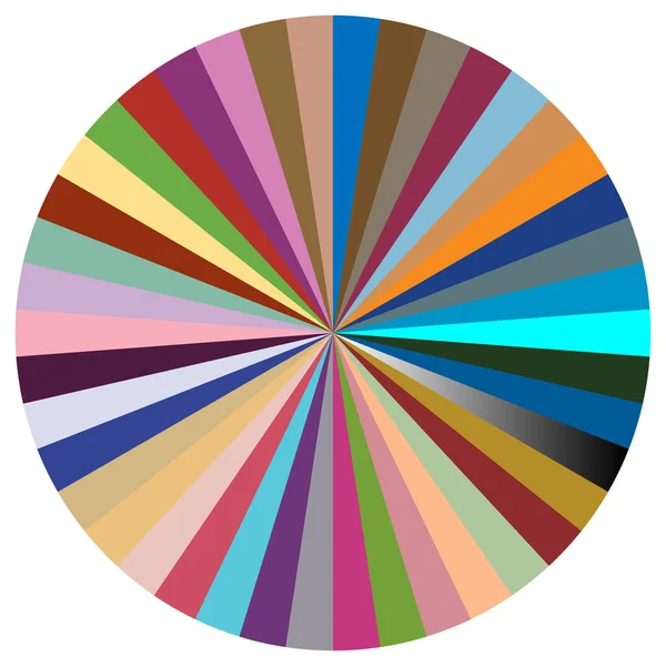 Gráfico Pastel Gráfico Pastel Circular Diagrama Círculo Serie Con Segmentos — Archivo Imágenes Vectoriales