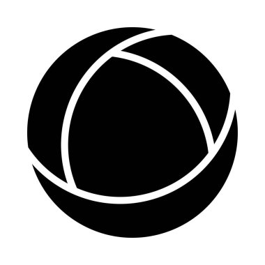 Dairesel soyut grafik. Bölünmüş daire simgesi, tasarım. Döngüsel spiral, girdap grafiği - stok vektör illüstrasyonu, klip- sanat grafikleri