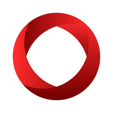 Dairesel soyut grafik. Bölünmüş daire simgesi, tasarım. Döngüsel spiral, girdap grafiği - stok vektör illüstrasyonu, klip- sanat grafikleri