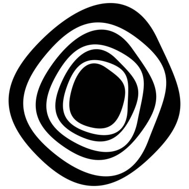 Soyut operasyon sanatı öğesi. Optik, görsel sanat, sanatsal element illüstrasyonu - stok vektör illüstrasyonu, klip sanatları grafikleri