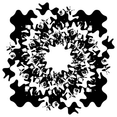 Soyut operasyon sanatı öğesi. Optik, görsel sanat, sanatsal element illüstrasyonu - stok vektör illüstrasyonu, klip sanatları grafikleri