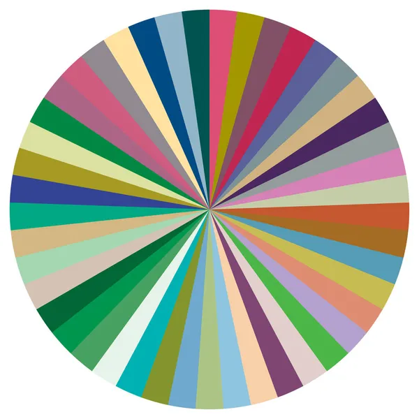 Turta grafiği, turta grafiği, dairesel, daire diyagramı, 2 'den 65' e kadar olan bölümler. Orantı konsepti bilgisi, sunum ögesi - stok vektör illüstrasyonu, kırpma sanatı grafikleri