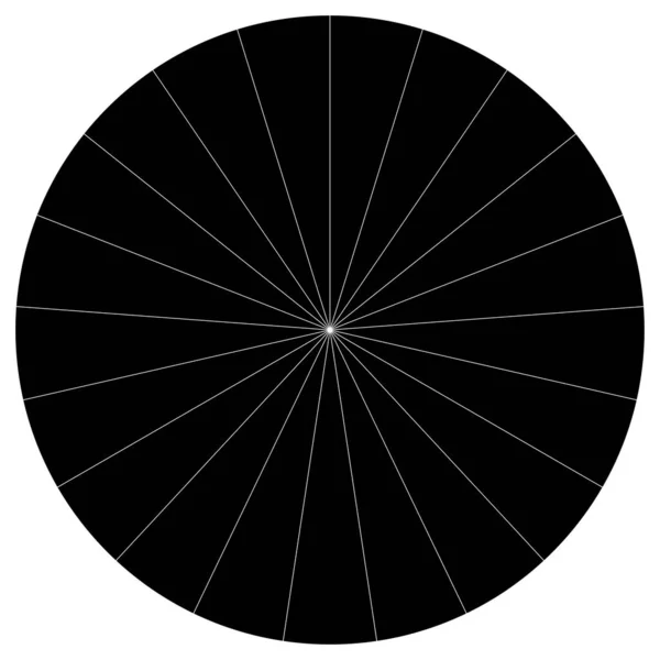 Výsečový Graf Výsečový Graf Kruhový Kruhový Diagram Série Segmenty Porce — Stockový vektor