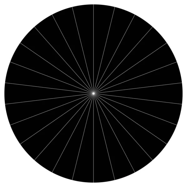 Gráfico Pastel Gráfico Pastel Circular Diagrama Círculo Serie Con Segmentos — Archivo Imágenes Vectoriales