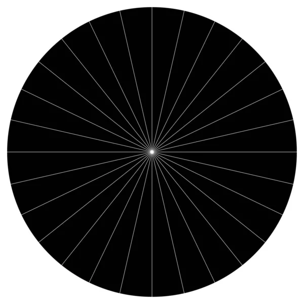 Diagramme Secteurs Graphique Secteurs Circulaire Diagramme Circulaire Série Avec Segments — Image vectorielle