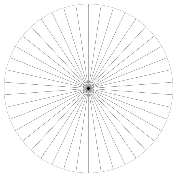 Pie Chart Pie Graph Circular Circle Diagram Series Segments Portions — Stock Vector