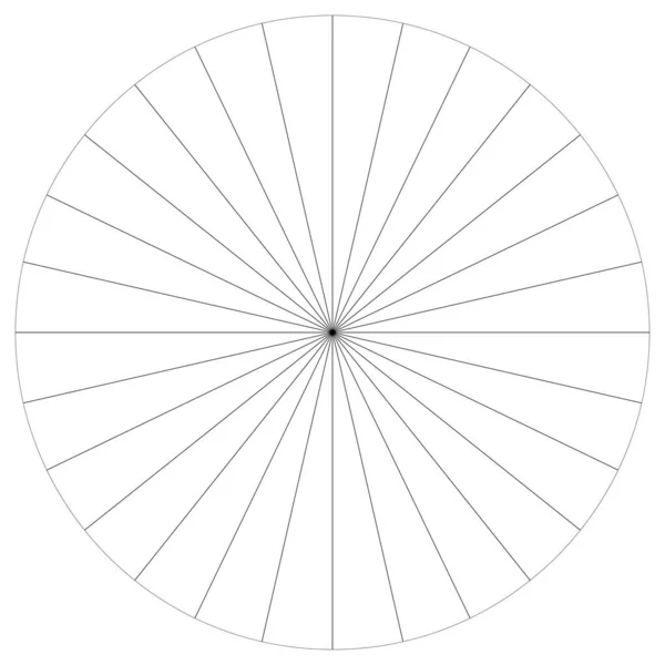 Gráfico Pastel Gráfico Pastel Circular Diagrama Círculo Serie Con Segmentos — Archivo Imágenes Vectoriales