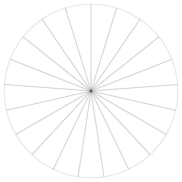 Gráfico Torta Gráfico Torta Circular Diagrama Circular Série Com Segmentos — Vetor de Stock