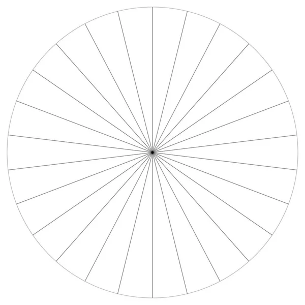 Pie Chart Pie Graph Cirkulär Cirkel Diagram Från Serien Med — Stock vektor