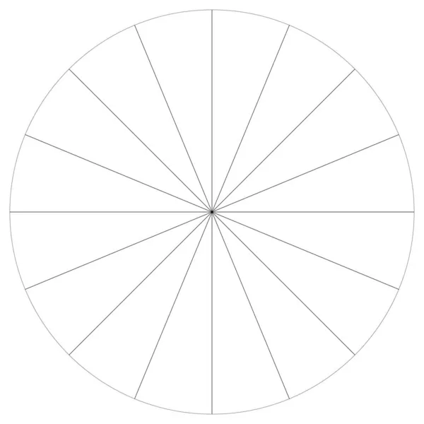 그래프 다이어그램은 개에서 조각으로 이루어진 직렬로부터 부분으로 구성됩니다 Ratio Concepographic — 스톡 벡터