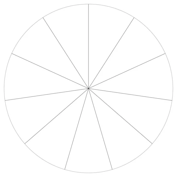 Διάγραμμα Πίτας Γράφημα Πίτας Κυκλικό Διάγραμμα Κύκλων Από Τις Σειρές — Διανυσματικό Αρχείο