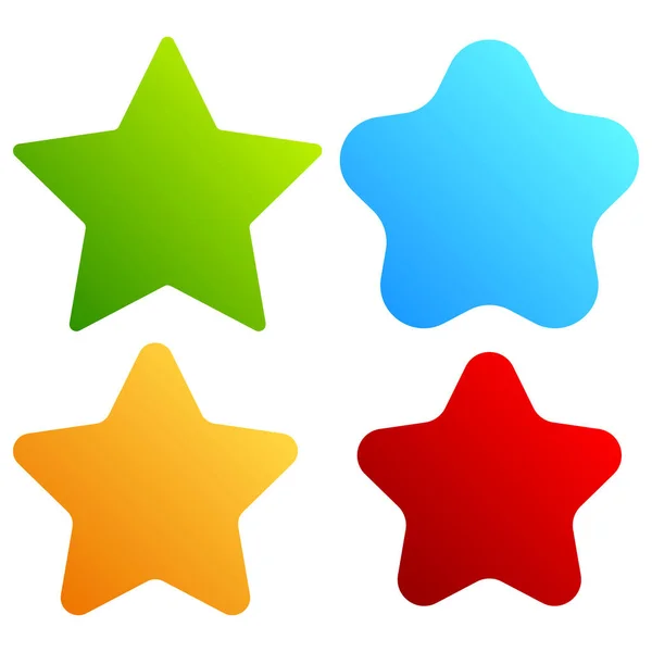 Estrela Ícone Estrela Símbolo Recompensa Qualidade Superior Série Elementos Design —  Vetores de Stock