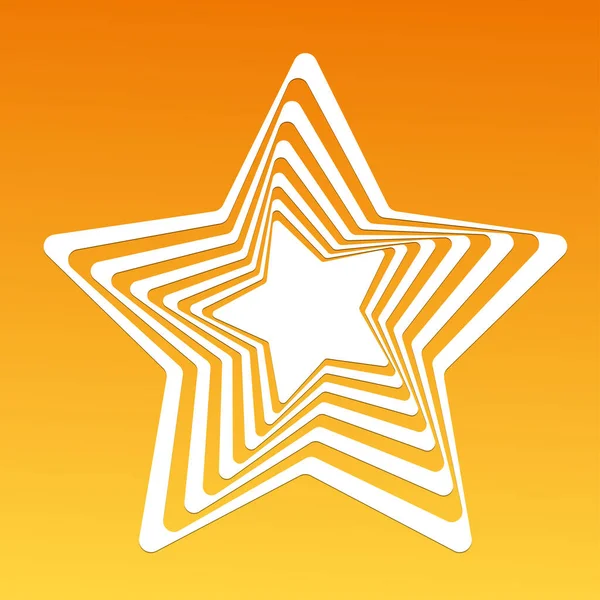 Stern Sternchen Ikone Symbol Belohnung Top Qualität Stellare Vektor Design — Stockvektor