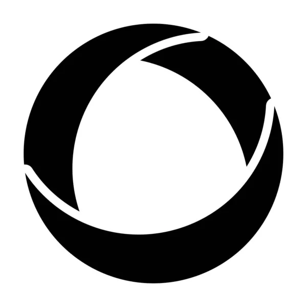 Gráfico Abstrato Circular Ícone Círculo Segmentado Design Espiral Cíclica Redemoinho —  Vetores de Stock