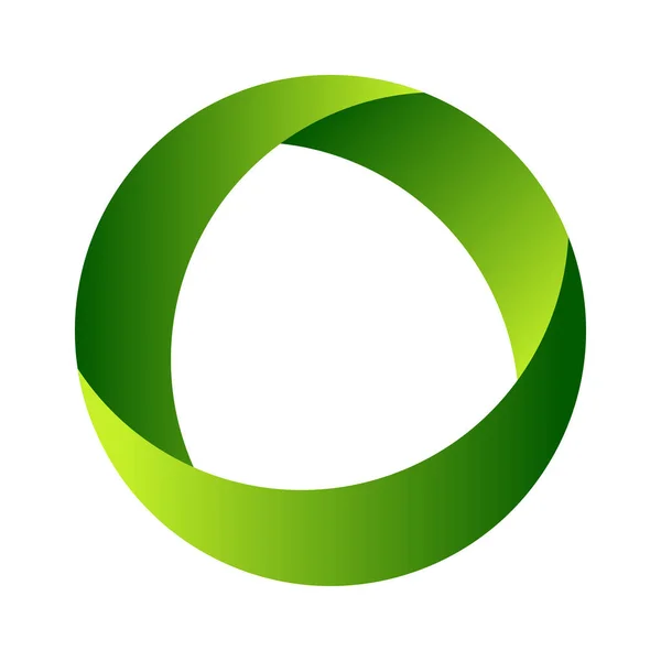 Gráfico Abstrato Circular Ícone Círculo Segmentado Design Espiral Cíclica Redemoinho — Vetor de Stock