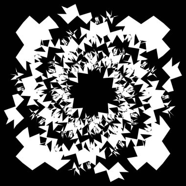 Soyut operasyon sanatı öğesi. Optik, görsel sanat, sanatsal element illüstrasyonu - stok vektör illüstrasyonu, klip sanatları grafikleri