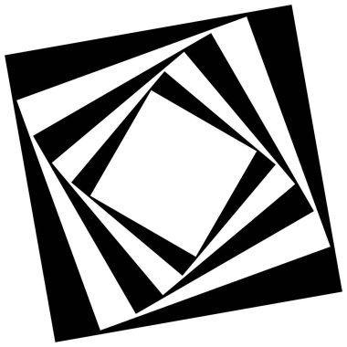 Soyut operasyon sanatı öğesi. Optik, görsel sanat, sanatsal element illüstrasyonu - stok vektör illüstrasyonu, klip sanatları grafikleri